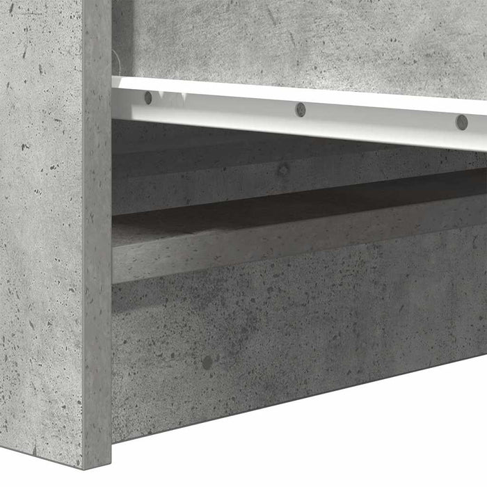 Bufetă Gri Beton 37,5x35x76 cm Lemn prelucrat - WALTI WALTI