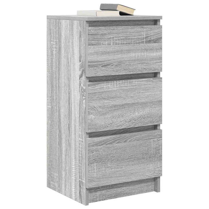 Bufetă gri Sonoma 37,5x35x76 cm Lemn prelucrat - WALTI WALTI