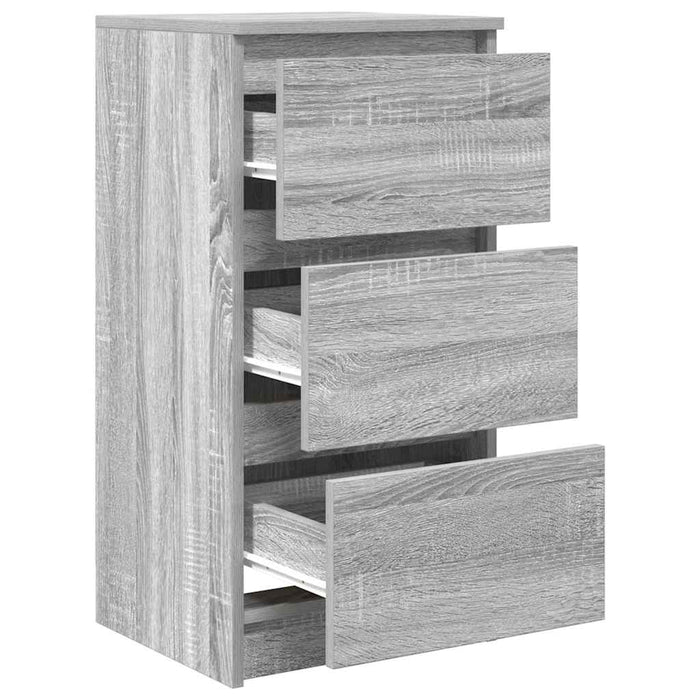 Bufetă gri Sonoma 37,5x35x76 cm Lemn prelucrat - WALTI WALTI