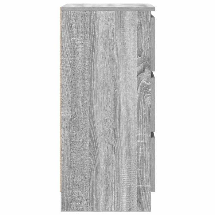 Bufetă gri Sonoma 37,5x35x76 cm Lemn prelucrat - WALTI WALTI