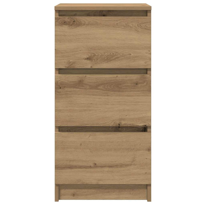 Bufetă Stejar Artisan 37,5x35x76 cm Lemn prelucrat - WALTI WALTI
