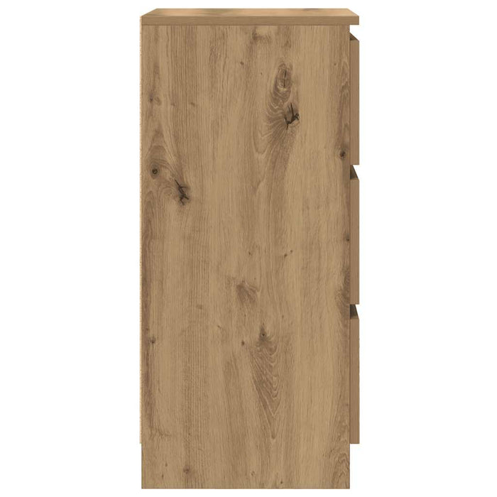 Bufetă Stejar Artisan 37,5x35x76 cm Lemn prelucrat - WALTI WALTI