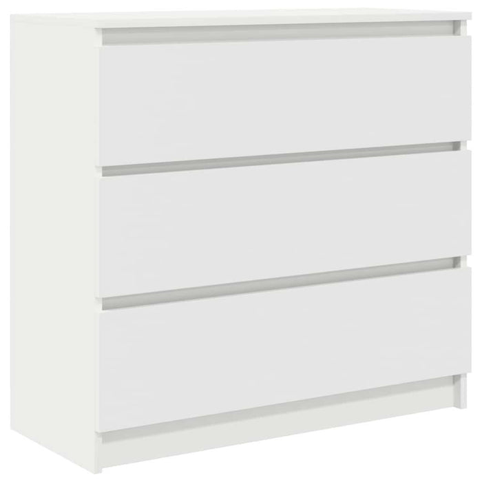 Bufetă albă 80x35x76 cm din lemn prelucrat - WALTI WALTI