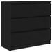 Bufetă Stejar negru 80x35x76 cm Lemn prelucrat - WALTI WALTI