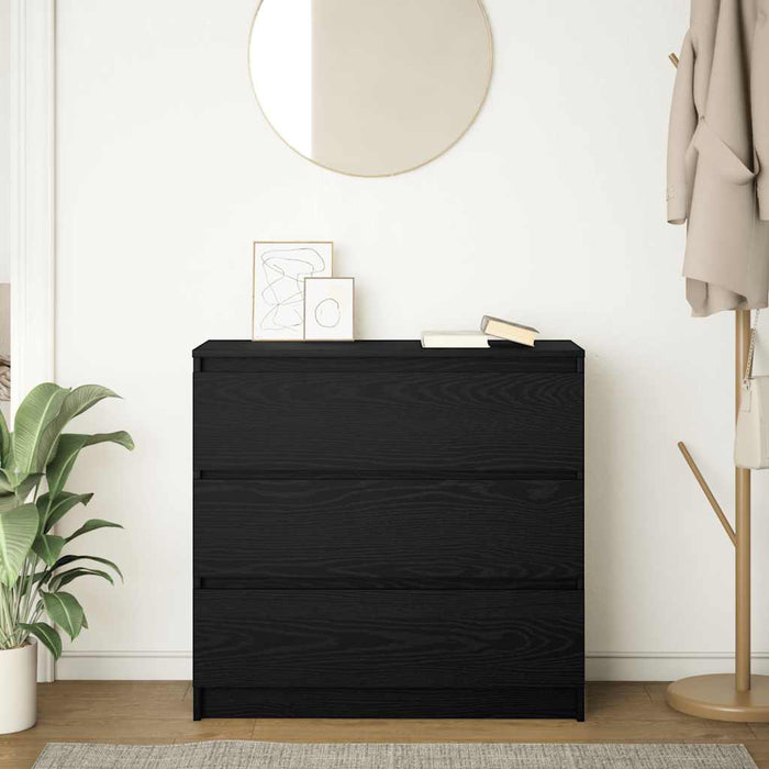Bufetă Stejar negru 80x35x76 cm Lemn prelucrat - WALTI WALTI