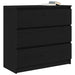 Bufetă Stejar negru 80x35x76 cm Lemn prelucrat - WALTI WALTI