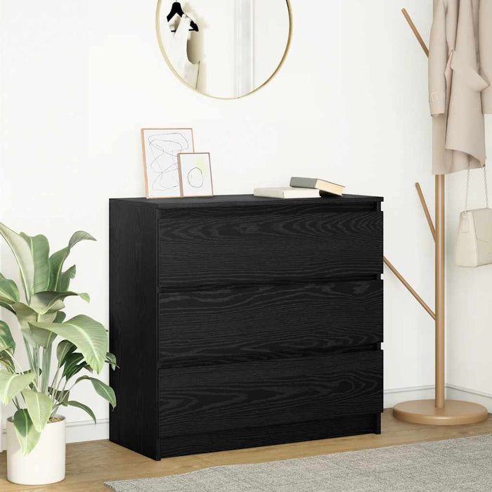 Bufetă Stejar negru 80x35x76 cm Lemn prelucrat - WALTI WALTI