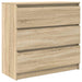 Bufetă Stejar Sonoma 80x35x76 cm Lemn prelucrat - WALTI WALTI