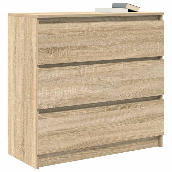 Bufetă Stejar Sonoma 80x35x76 cm Lemn prelucrat - WALTI WALTI