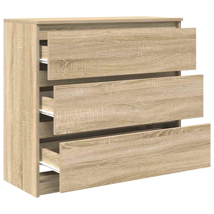 Bufetă Stejar Sonoma 80x35x76 cm Lemn prelucrat - WALTI WALTI