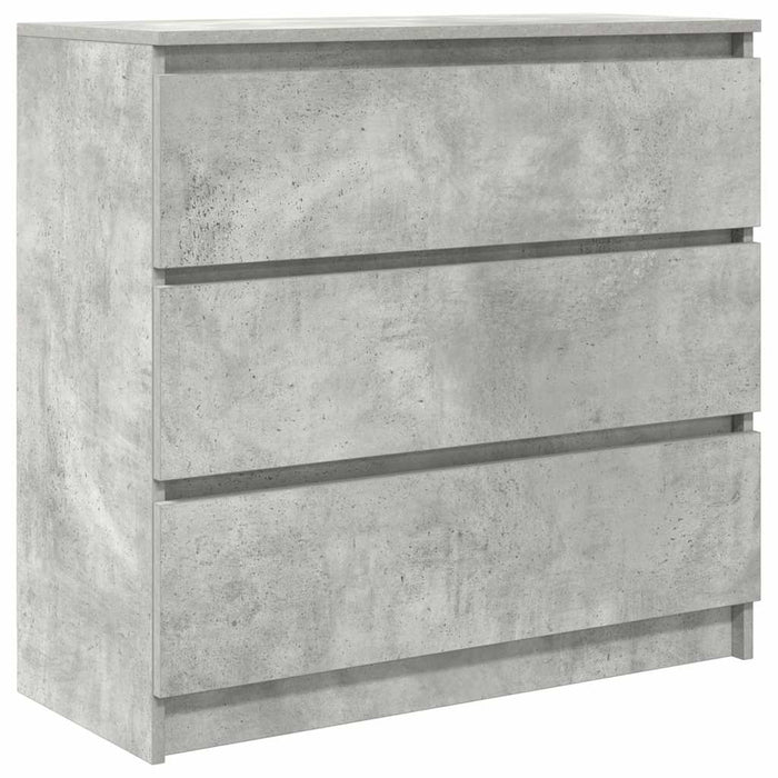 Bufetă Gri Beton 80x35x76 cm Lemn prelucrat - WALTI WALTI