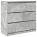 Bufetă Gri Beton 80x35x76 cm Lemn prelucrat - WALTI WALTI