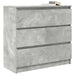 Bufetă Gri Beton 80x35x76 cm Lemn prelucrat - WALTI WALTI