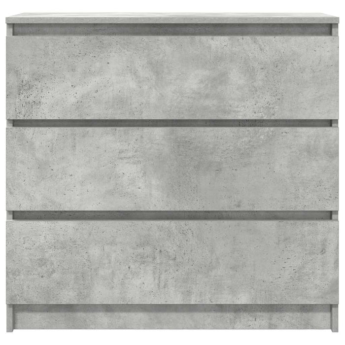 Bufetă Gri Beton 80x35x76 cm Lemn prelucrat - WALTI WALTI