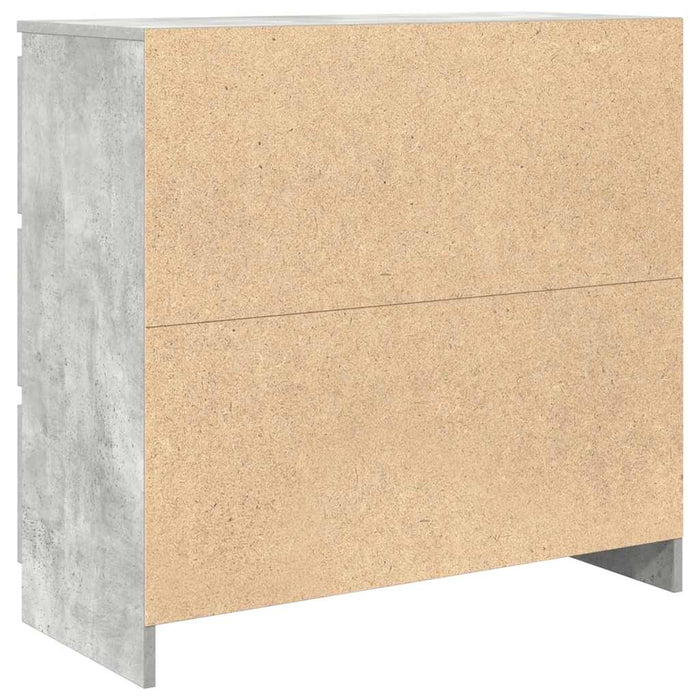 Bufetă Gri Beton 80x35x76 cm Lemn prelucrat - WALTI WALTI