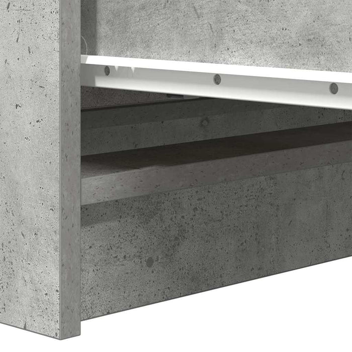 Bufetă Gri Beton 80x35x76 cm Lemn prelucrat - WALTI WALTI
