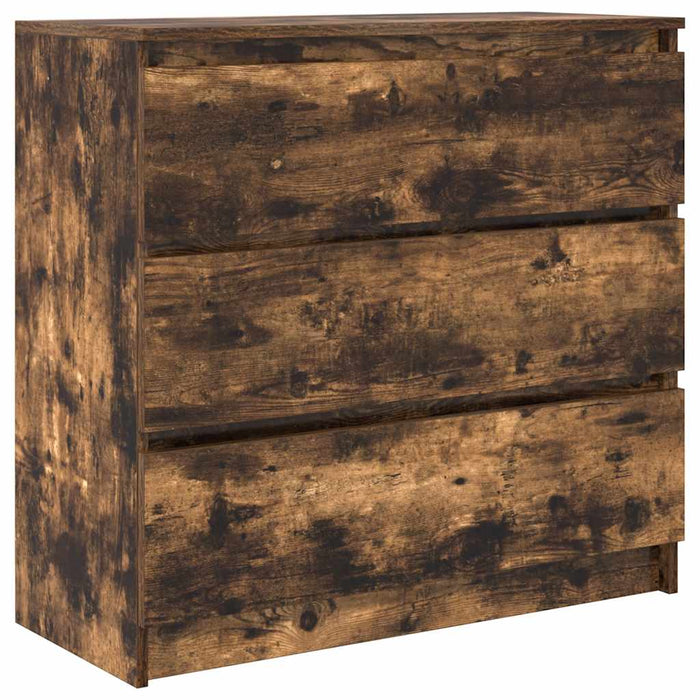 Bufetă Stejar afumat 80x35x76 cm Lemn prelucrat - WALTI WALTI