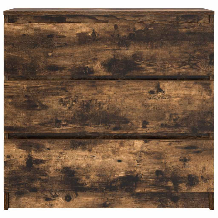 Bufetă Stejar afumat 80x35x76 cm Lemn prelucrat - WALTI WALTI