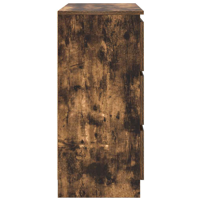 Bufetă Stejar afumat 80x35x76 cm Lemn prelucrat - WALTI WALTI