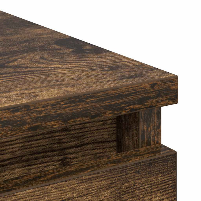 Bufetă Stejar afumat 80x35x76 cm Lemn prelucrat - WALTI WALTI