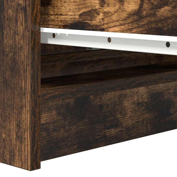 Bufetă Stejar afumat 80x35x76 cm Lemn prelucrat - WALTI WALTI