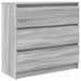 Bufetă gri Sonoma 80x35x76 cm Lemn prelucrat - WALTI WALTI