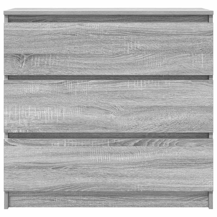 Bufetă gri Sonoma 80x35x76 cm Lemn prelucrat - WALTI WALTI