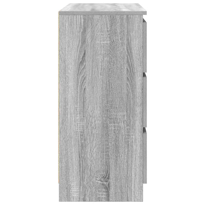 Bufetă gri Sonoma 80x35x76 cm Lemn prelucrat - WALTI WALTI