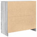 Bufetă gri Sonoma 80x35x76 cm Lemn prelucrat - WALTI WALTI