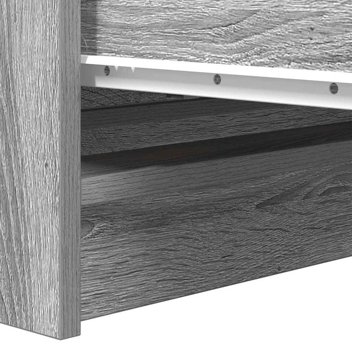 Bufetă gri Sonoma 80x35x76 cm Lemn prelucrat - WALTI WALTI