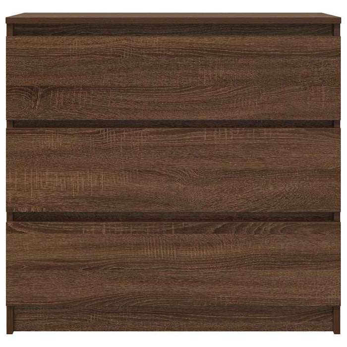 Bufetă Stejar maro 80x35x76 cm Lemn prelucrat WALTI