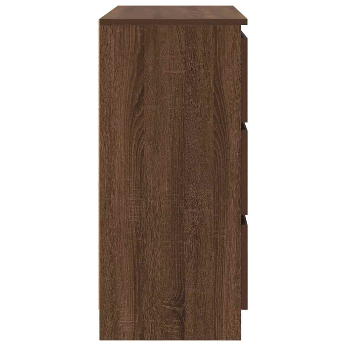 Bufetă Stejar maro 80x35x76 cm Lemn prelucrat WALTI