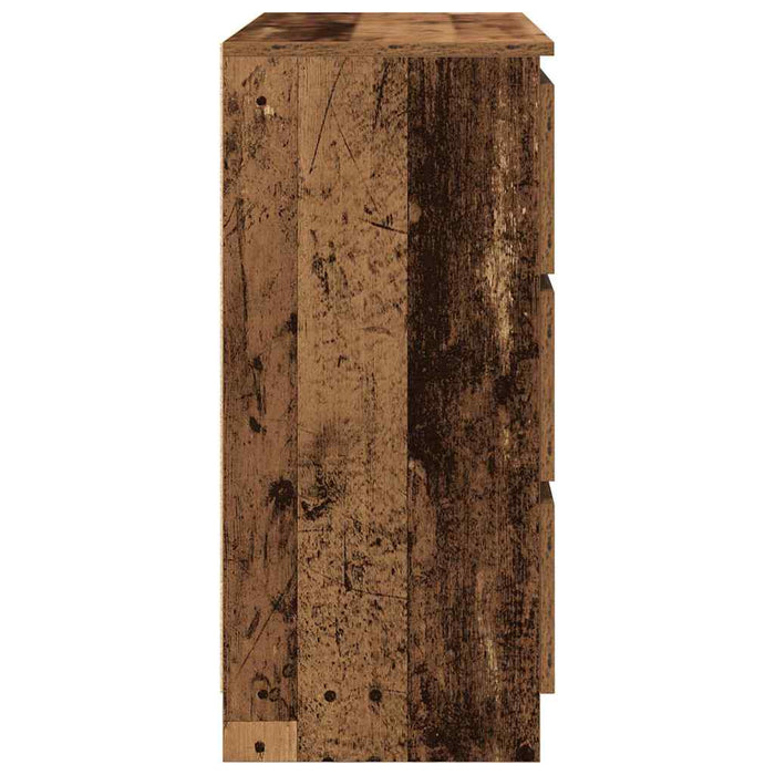 Bufetă din lemn vechi 80x35x76 cm din lemn prelucrat - WALTI WALTI