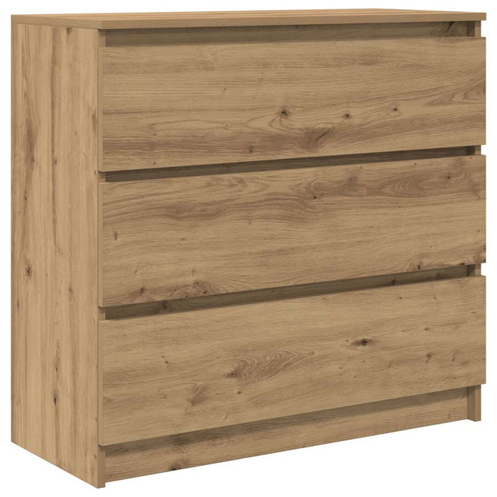 Bufetă Stejar Artisan 80x35x76 cm Lemn prelucrat - WALTI WALTI