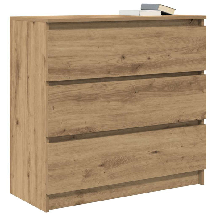 Bufetă Stejar Artisan 80x35x76 cm Lemn prelucrat - WALTI WALTI