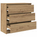 Bufetă Stejar Artisan 80x35x76 cm Lemn prelucrat - WALTI WALTI