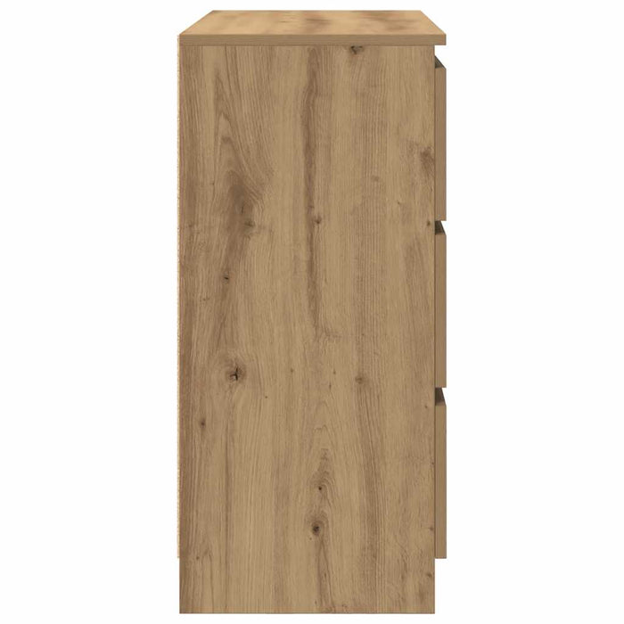 Bufetă Stejar Artisan 80x35x76 cm Lemn prelucrat - WALTI WALTI