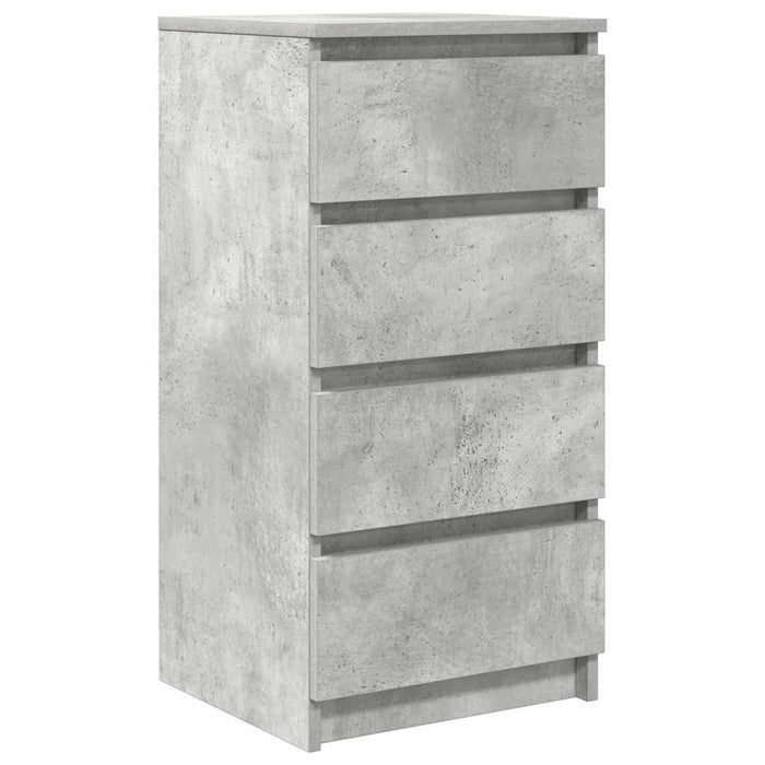 Bufetă Gri Beton 37,5x35x76 cm Lemn prelucrat - WALTI WALTI