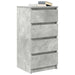 Bufetă Gri Beton 37,5x35x76 cm Lemn prelucrat - WALTI WALTI