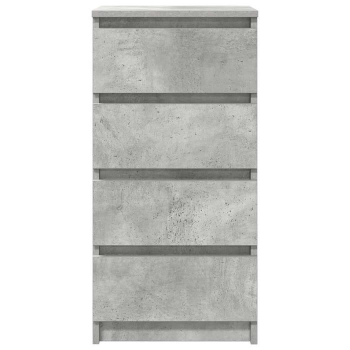 Bufetă Gri Beton 37,5x35x76 cm Lemn prelucrat - WALTI WALTI