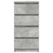 Bufetă Gri Beton 37,5x35x76 cm Lemn prelucrat - WALTI WALTI