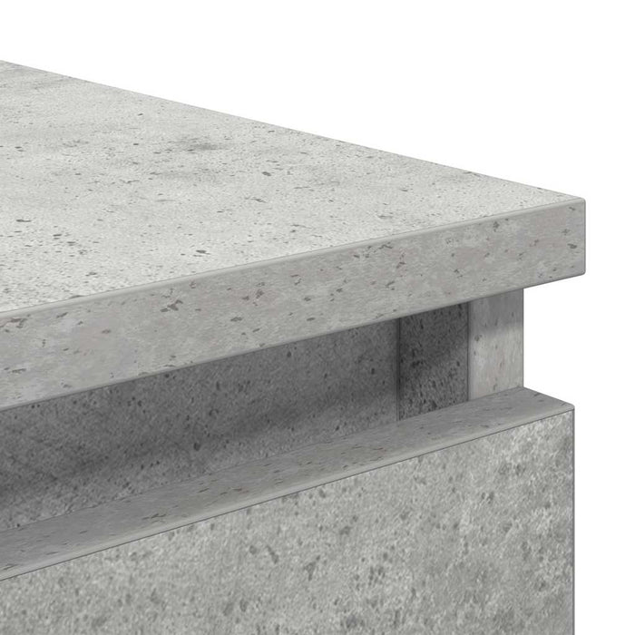 Bufetă Gri Beton 37,5x35x76 cm Lemn prelucrat - WALTI WALTI