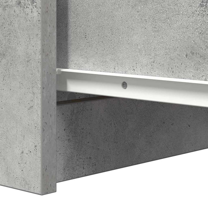 Bufetă Gri Beton 37,5x35x76 cm Lemn prelucrat - WALTI WALTI