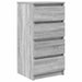Bufetă gri Sonoma 37,5x35x76 cm Lemn prelucrat - WALTI WALTI