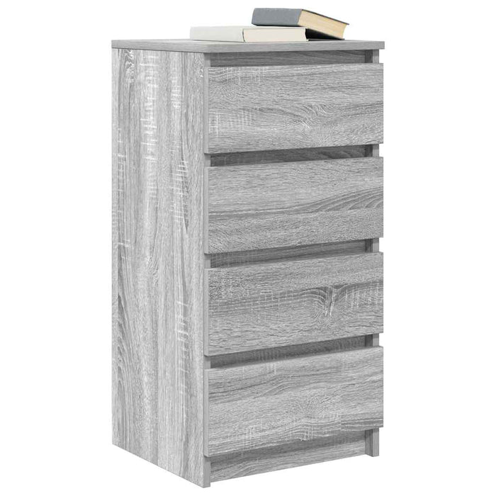 Bufetă gri Sonoma 37,5x35x76 cm Lemn prelucrat - WALTI WALTI