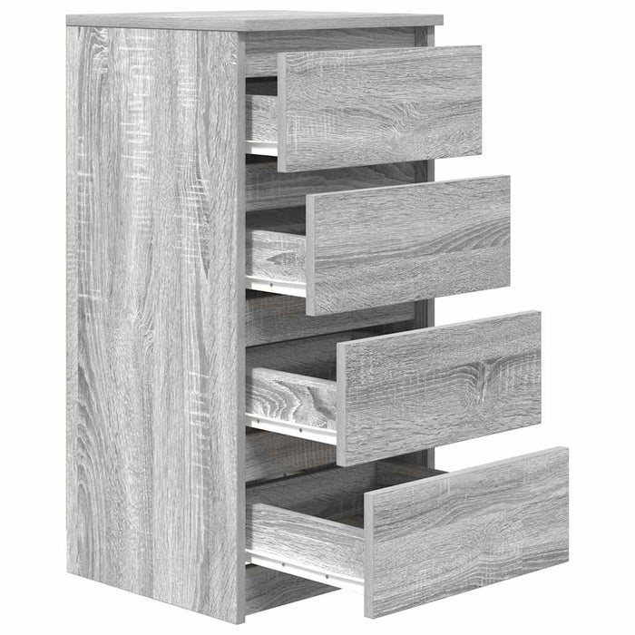 Bufetă gri Sonoma 37,5x35x76 cm Lemn prelucrat - WALTI WALTI