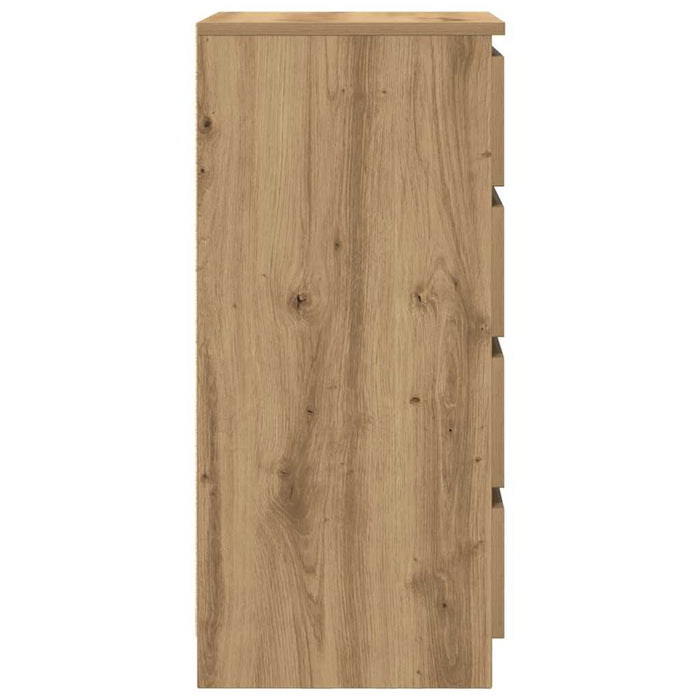 Bufetă Stejar Artisan 37,5x35x76 cm Lemn prelucrat - WALTI WALTI