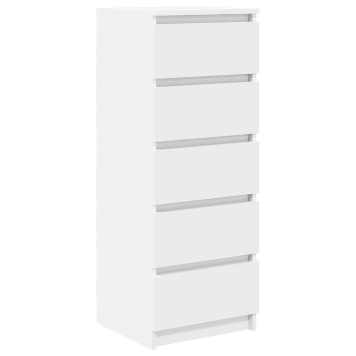 Bufetă cu sertare Alb 37,5x35x99 cm Lemn prelucrat - WALTI WALTI