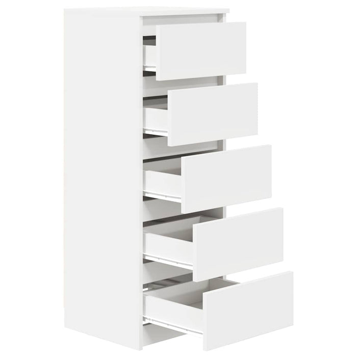 Bufetă cu sertare Alb 37,5x35x99 cm Lemn prelucrat - WALTI WALTI