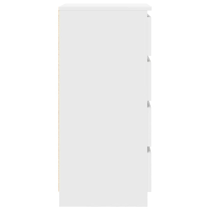 Bufetă cu sertare Alb 37,5x35x99 cm Lemn prelucrat - WALTI WALTI